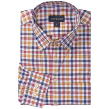 75%OFF メンズスポーツウェアシャツ スコットバーバージェームズコットンツイルのチェックシャツ - ボタンダウンの襟を、ロングスリーブ（男性用） Scott Barber James Cotton Twill Check Shirt - Button-Down Collar Long Sleeve (For Men)画像